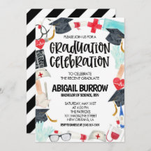 Invitación a la fiesta de graduación de la escuela