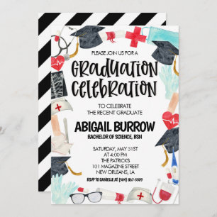 Invitación a la fiesta de graduación de la escuela