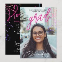 Invitación a la fiesta de graduación de la escuela