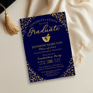 Invitación a la fiesta de graduación de la Escuela