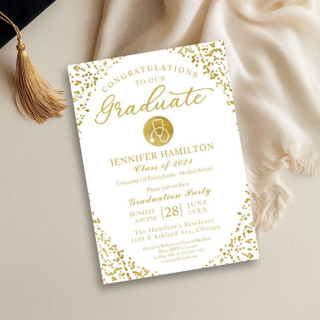 Invitación a la fiesta de graduación de la escuela (Subido por el creador)