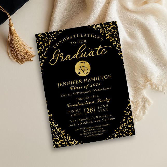 Invitación a la fiesta de graduación de la escuela (Subido por el creador)