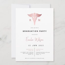 Invitación a la fiesta de graduación de la escuela
