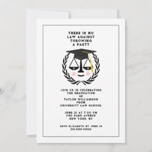 Invitación a la fiesta de graduación de la faculta