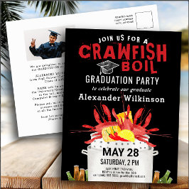 Invitación a la fiesta de graduación de la foto de