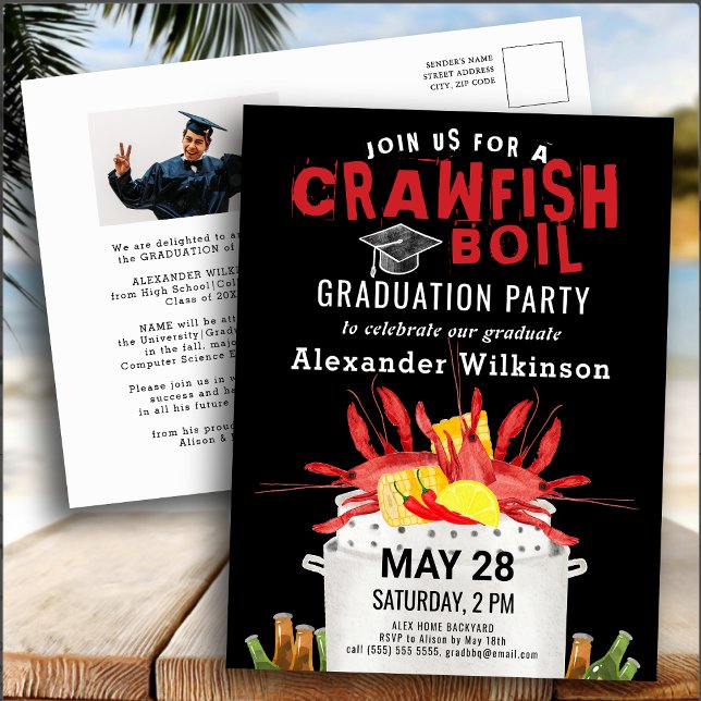 Invitación a la fiesta de graduación de la foto de (Subido por el creador)