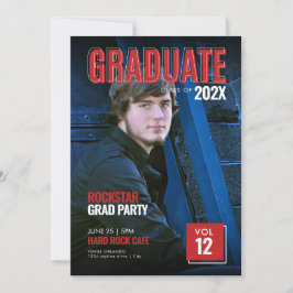 Invitación a la Fiesta de Graduación de la Portada