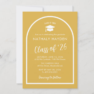 Invitación a la fiesta de graduación de la promoci