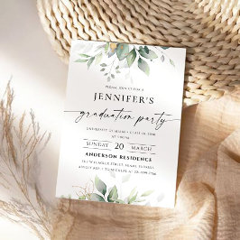 Invitación a la fiesta de graduación de la vegetac