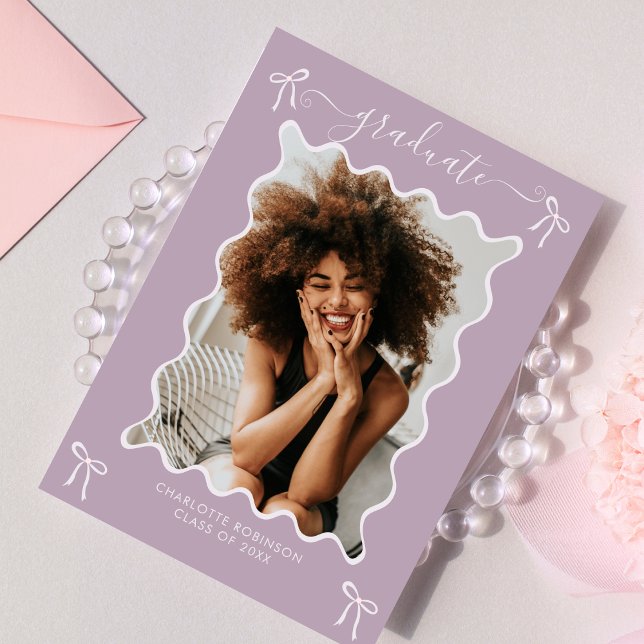 Invitación a la fiesta de graduación de Lavender B (Subido por el creador)