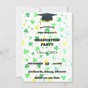 Invitación a la fiesta de graduación de los enamor