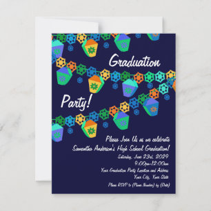 Invitación a la fiesta de graduación de los faroli