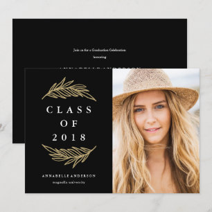 Invitación a la fiesta de graduación de los Laurel