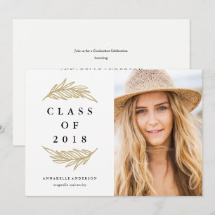 Invitación a la fiesta de graduación de los Laurel