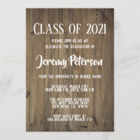 Invitación a la fiesta de graduación de los Planes