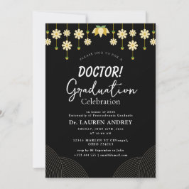 Invitación a la fiesta de graduación de médico