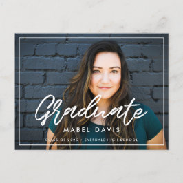 Invitación a la fiesta de graduación de Modern Pho