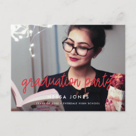 Invitación a la fiesta de graduación de Modern Pho