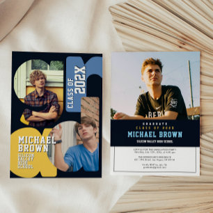 Invitación a la fiesta de graduación de niño