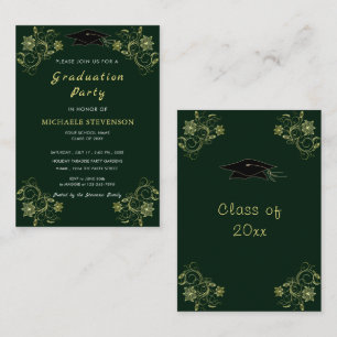 Invitación a la fiesta de graduación de oro de per