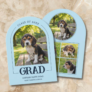 Invitación a la fiesta de graduación de perro Foto