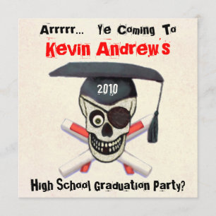 Invitación a la fiesta de graduación de Personaliz