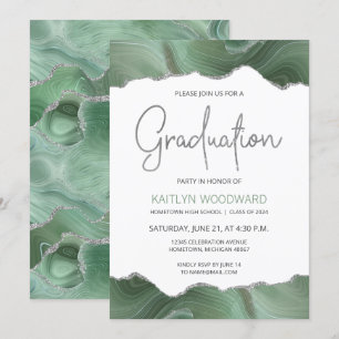 Invitación a la fiesta de graduación de plata del 