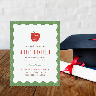 Invitación a la Fiesta de Graduación de Preescolar