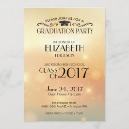 Invitación a la fiesta de graduación de secundaria