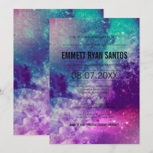 Invitación a la fiesta de graduación de Smokey Gal