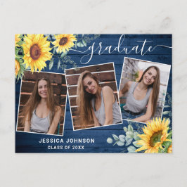 Invitación a la fiesta de graduación de Sunflowers