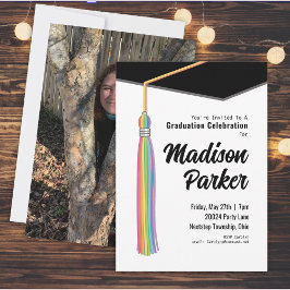 Invitación a la fiesta de graduación de Tassel