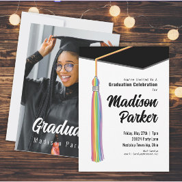 Invitación a la fiesta de graduación de Tassel