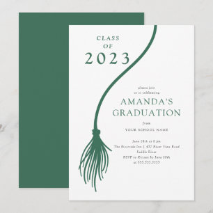 Invitación a la fiesta de graduación de tostadas v