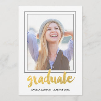 Invitación a la fiesta de graduación de tramas de 