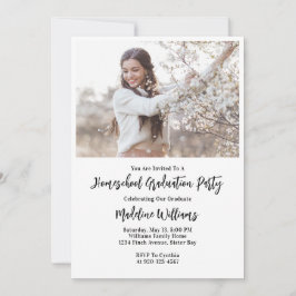 Invitación a la fiesta de graduación de un colegio