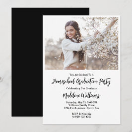 Invitación a la fiesta de graduación de un colegio