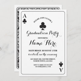 Invitación a la fiesta de graduación de Vegas de C