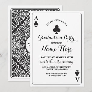 Invitación a la fiesta de graduación de Vegas de C