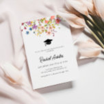 Invitación a la Fiesta de Graduación de Wildflower<br><div class="desc">Celebra tu graduación con un toque de la belleza de la naturaleza utilizando nuestra Invitación a la Fiesta de Graduación de Flores Silvestres. Esta invitación con tema floral es perfecta para anunciar tu momento trascendental. Con su diseño moderno y características personalizables, puedes agregar los detalles de tu graduación y foto...</div>