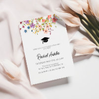 Invitación a la Fiesta de Graduación de Wildflower
