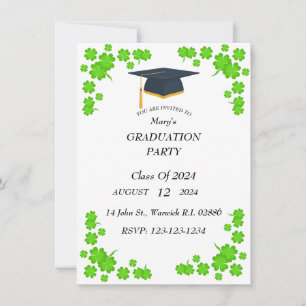 Invitación a la fiesta de graduación del amante de
