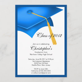 Invitación a la fiesta de graduación del Cabo Azul