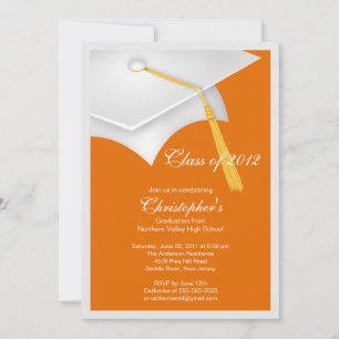 Invitación a la fiesta de graduación del Cabo Blan