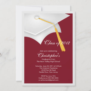 Invitación a la fiesta de graduación del Cabo Blan