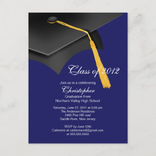 Invitación a la fiesta de graduación del Cabo de G