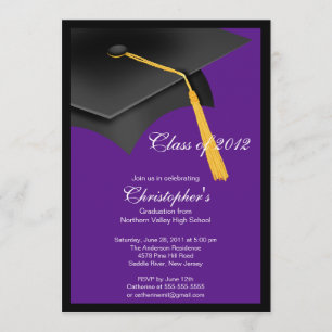 Invitación a la fiesta de graduación del Cabo Negr