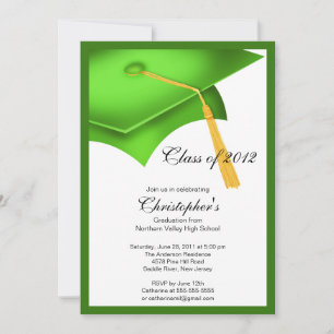 Invitación a la fiesta de graduación del Cabo Verd
