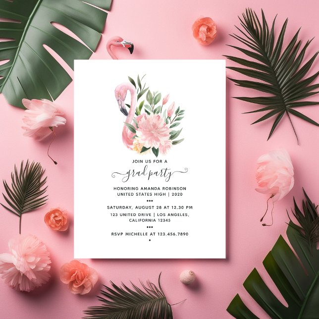 Invitación a la fiesta de graduación del Flamingo  (Subido por el creador)