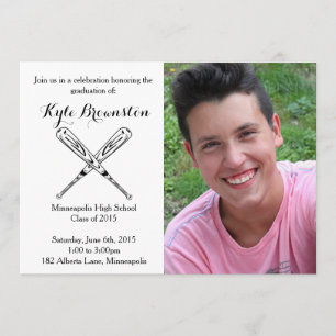Invitación a la fiesta de graduación del jugador d